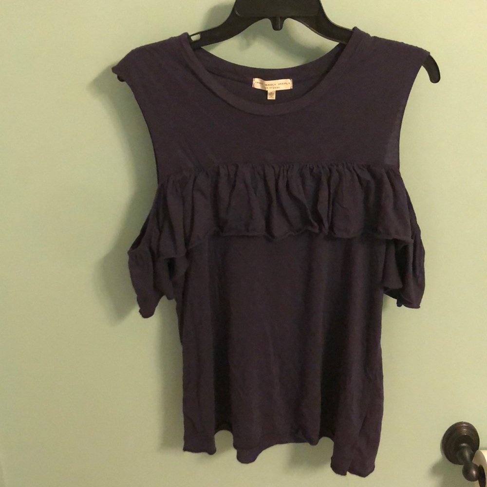 Truly Madly Deeply tank ruffle top